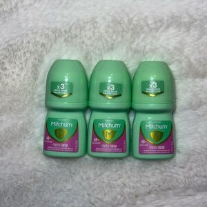 Mitchum Women Triple Odor Protection Antiperspirant Deodorant Roll On 1.7oz 3pk